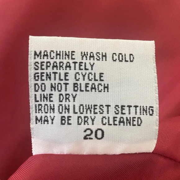 Larry Levine Sport‎ Red Raincoat Jacket Womens Size Small (C) - Picture 5 of 5